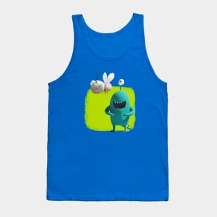 Cartoon monster Tank Top